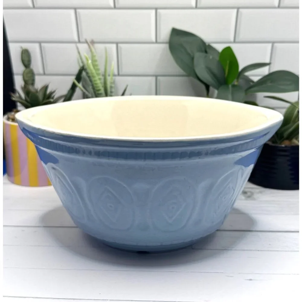 Gibson Cape Cod Periwinkle Mixing Bowl - Picture 3 of 7
